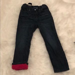 Baby GAP fleece lined jeans size 4yrs